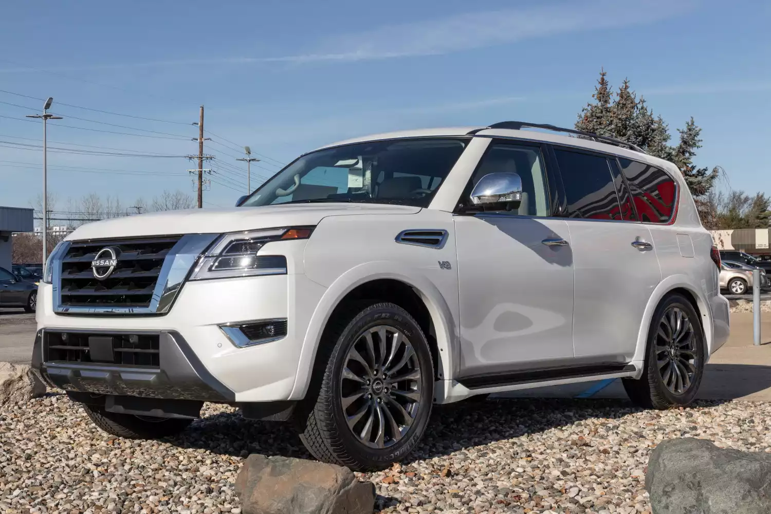 Nissan Armada rear storage